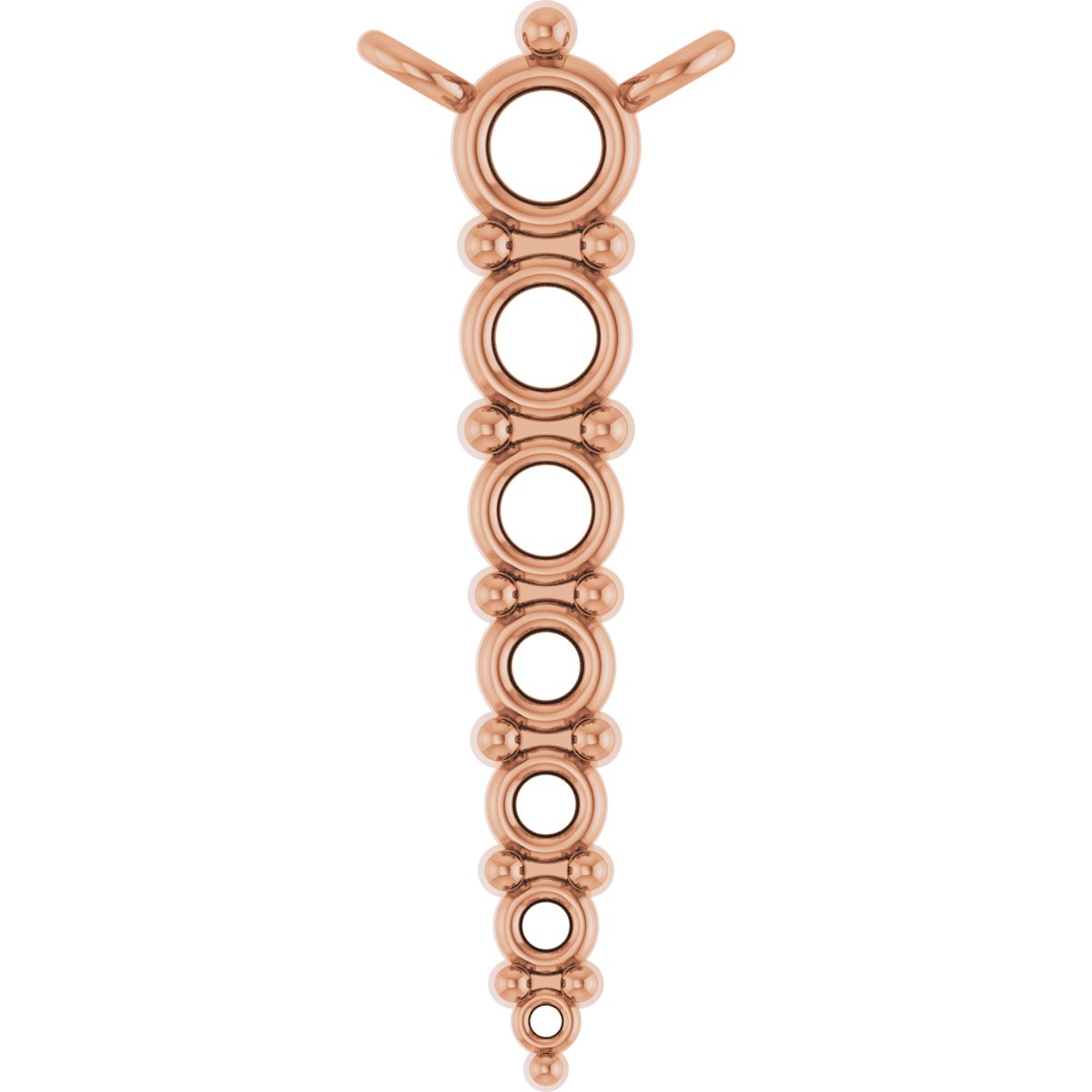 Accented Graduated Bar Necklace or Center