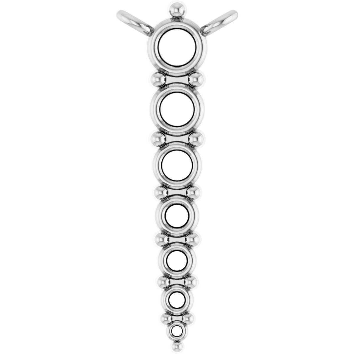 Accented Graduated Bar Necklace or Center