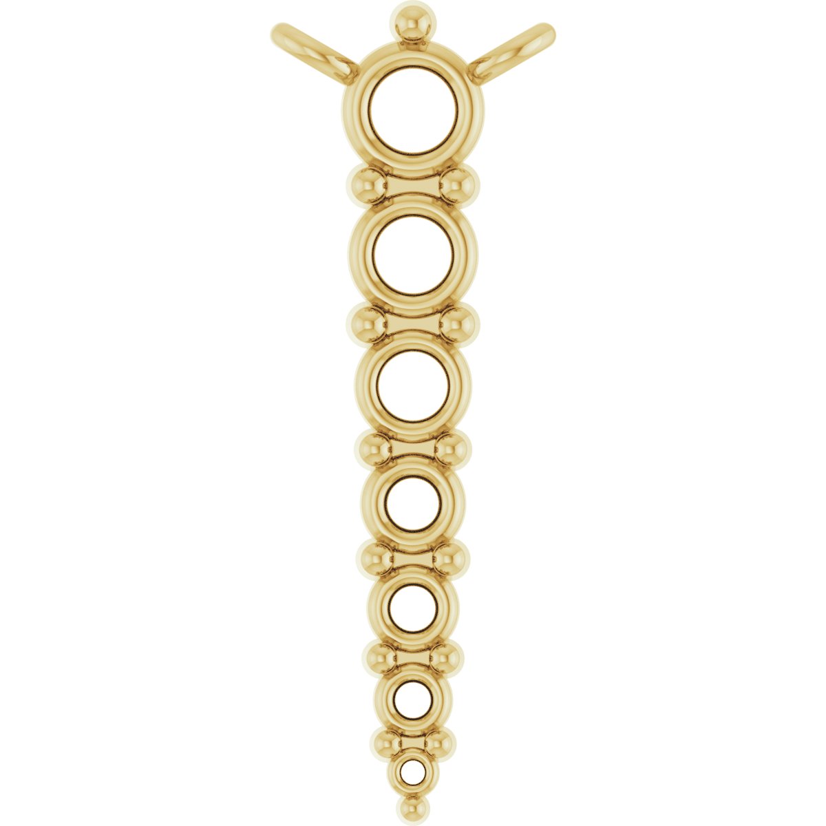 Accented Graduated Bar Necklace or Center