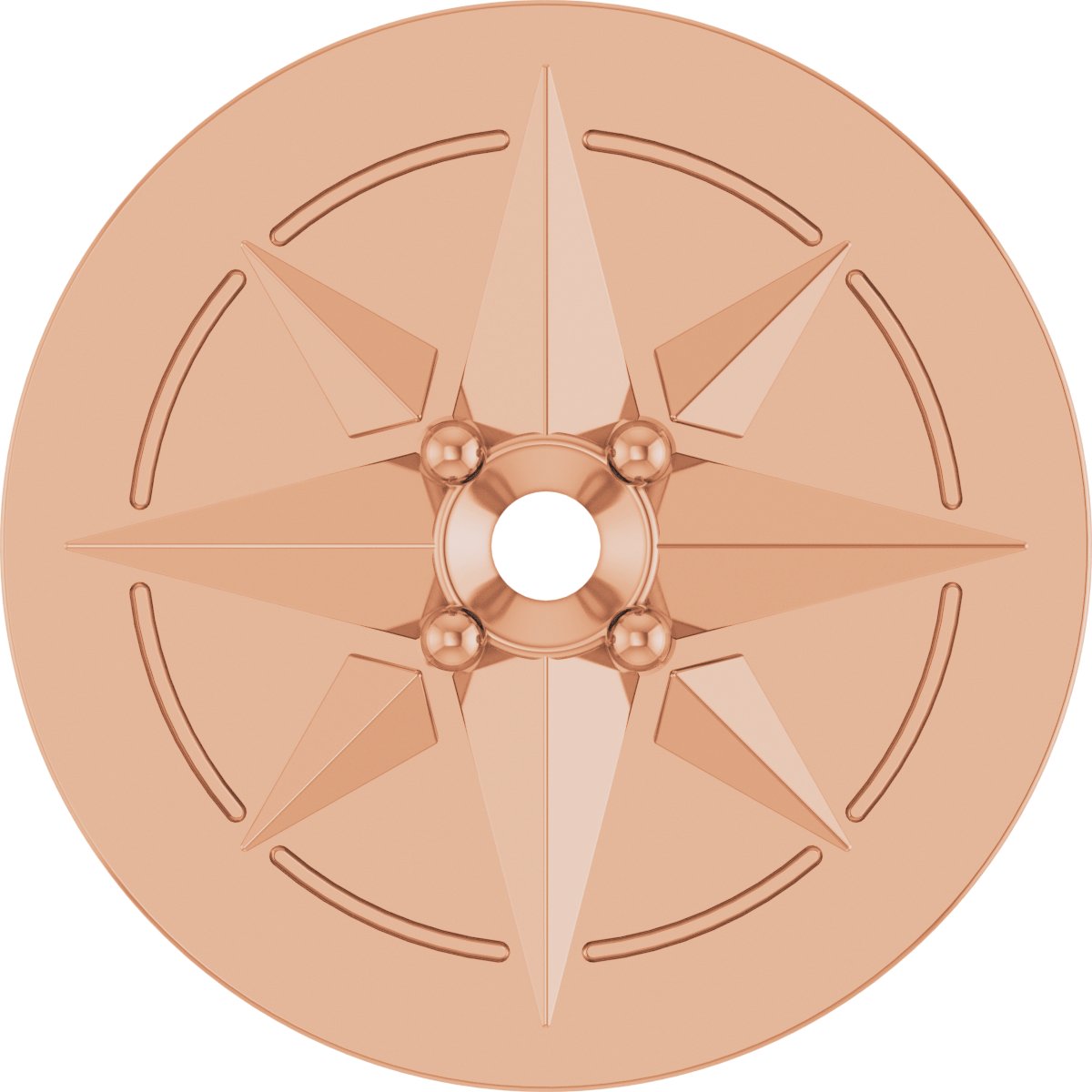 Accented Compass Trim