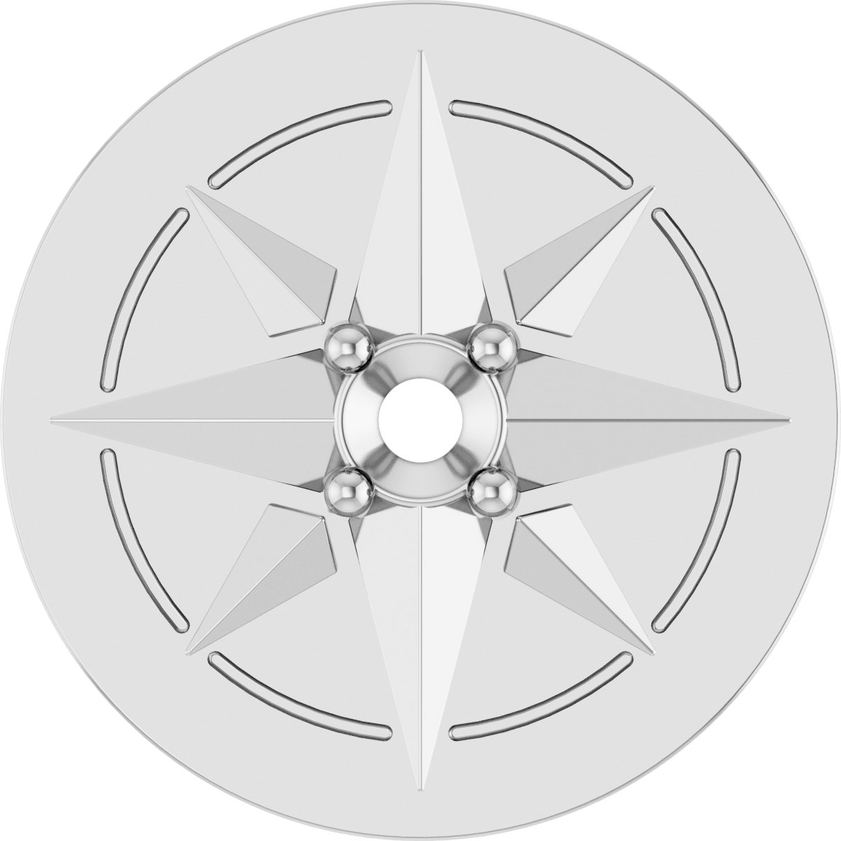 Accented Compass Trim