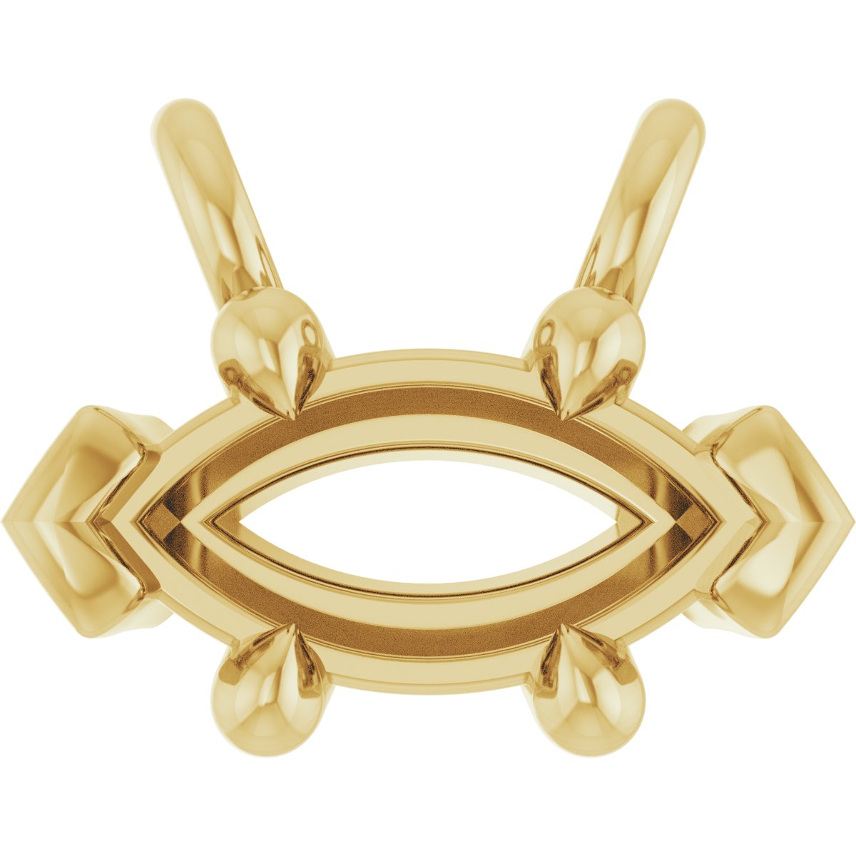Claw-Prong Solitaire Necklace Center