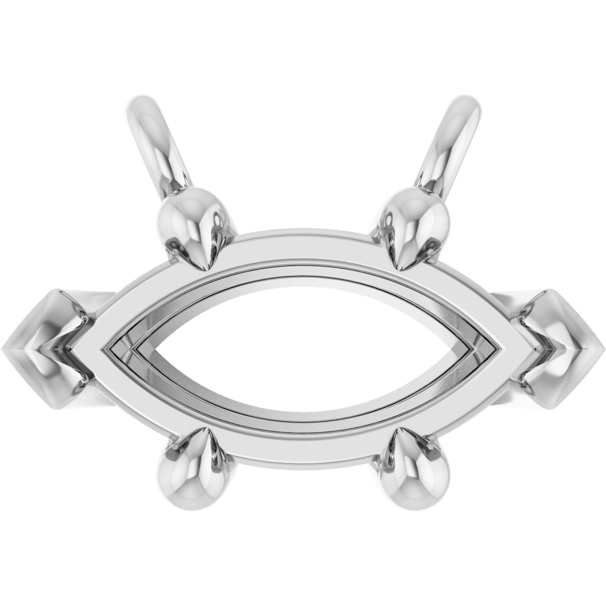 Claw-Prong Solitaire Necklace Center