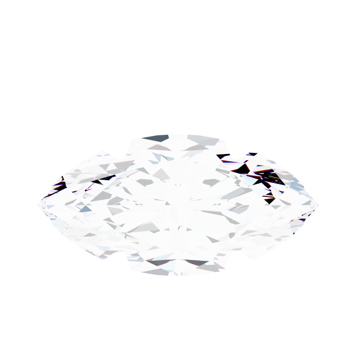 Platinum 1/2 CTW Lab-Grown Diamond Necklace Center