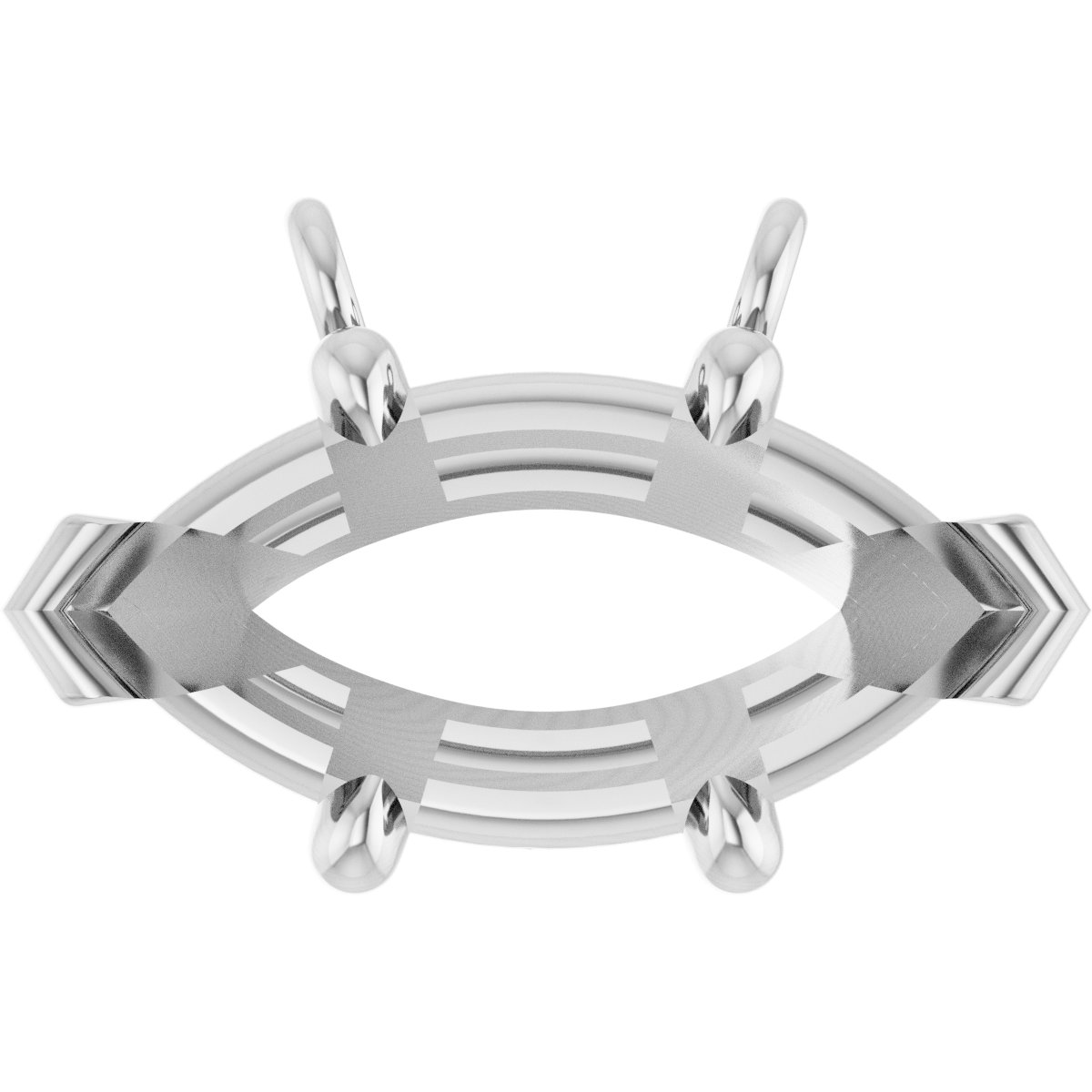 Claw-Prong Solitaire Necklace Center