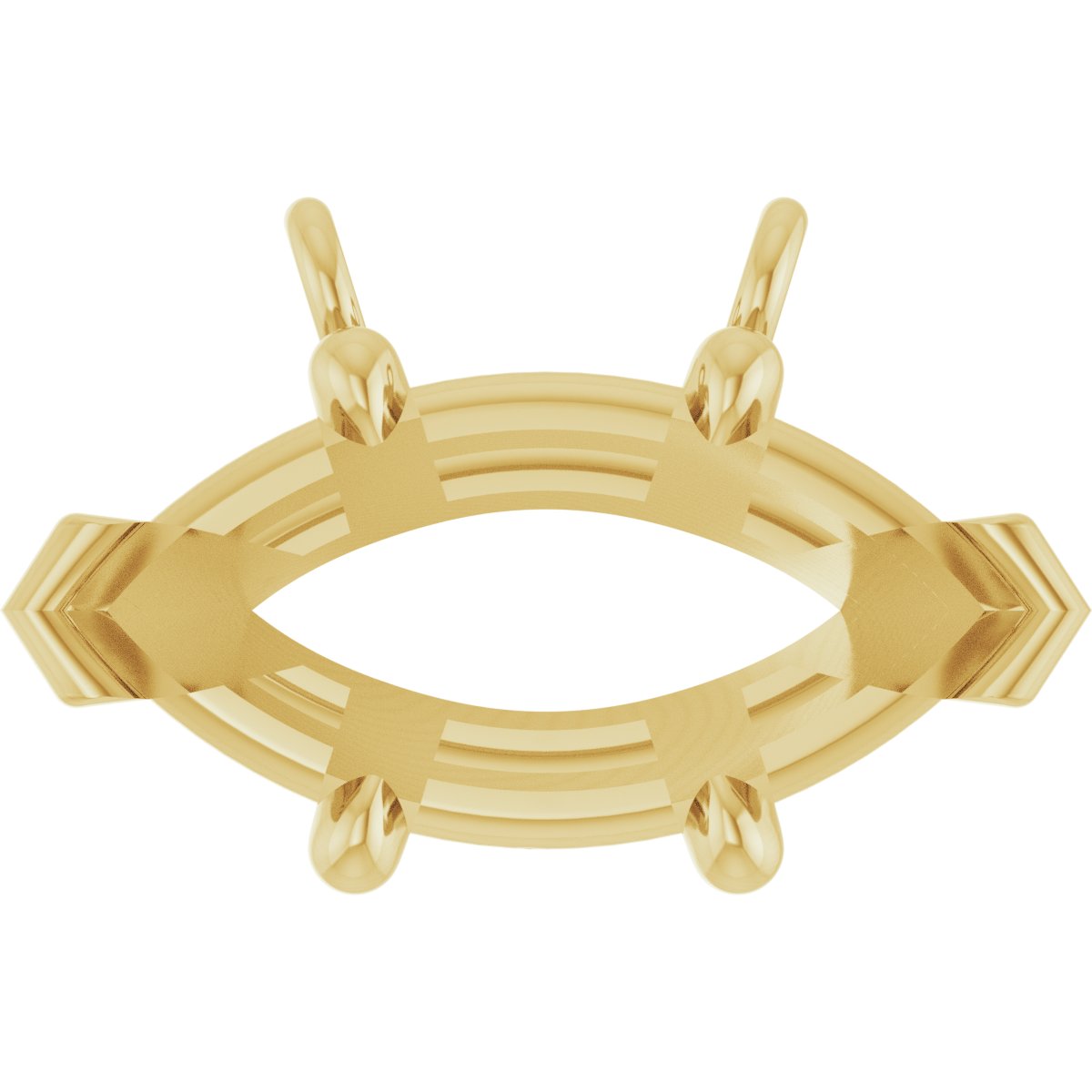 Claw-Prong Solitaire Necklace Center