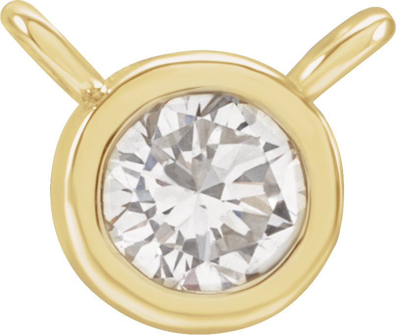 Bezel-Set Necklace Center