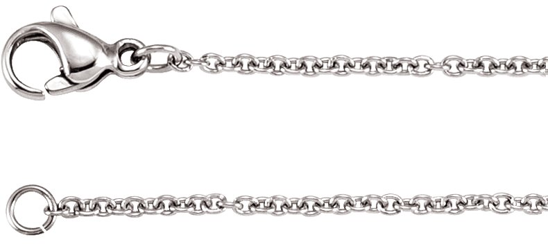 Stainless Steel 1.5 mm Cable 20" Chain