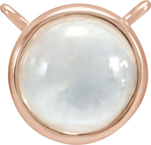 Bezel-Set Cabochon Necklace Center