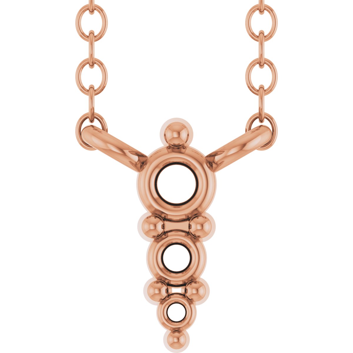Accented Graduated Bar Necklace or Center