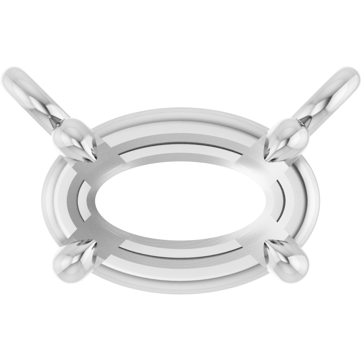 Claw-Prong Solitaire Necklace Center