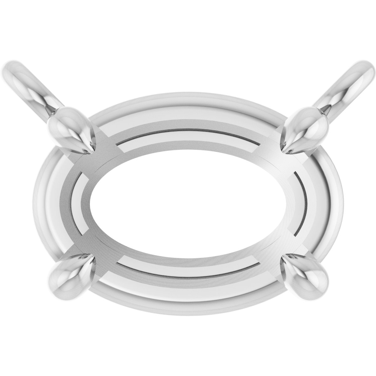 Claw-Prong Solitaire Necklace Center