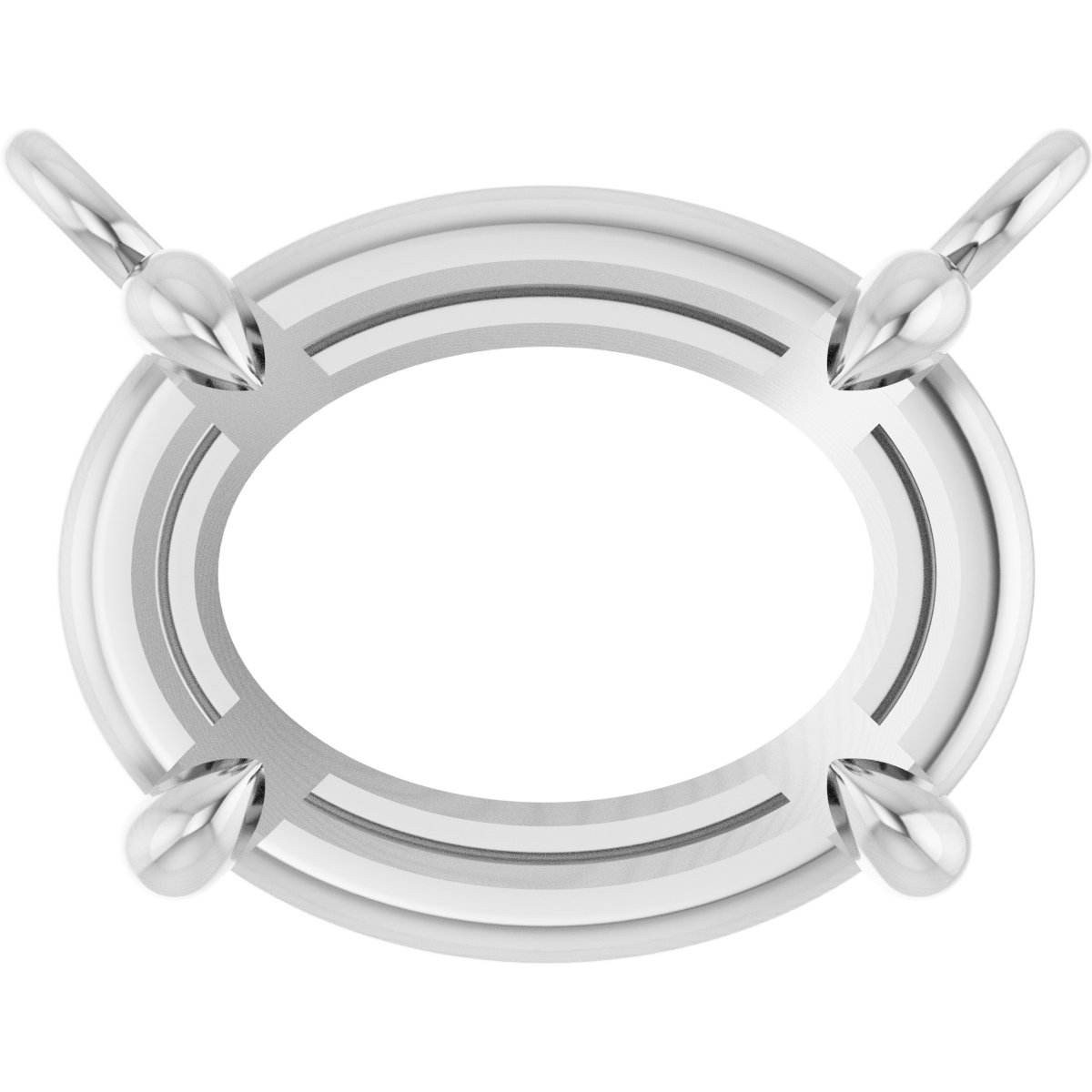 Claw-Prong Solitaire Necklace Center