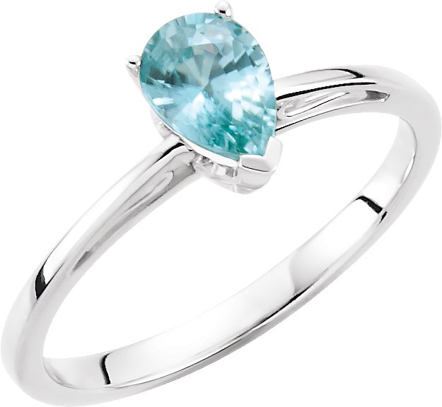 Blue Zircon Ring Ref 2766959