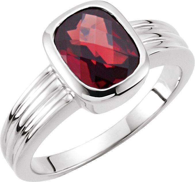 Natural Mozambique Garnet Ring