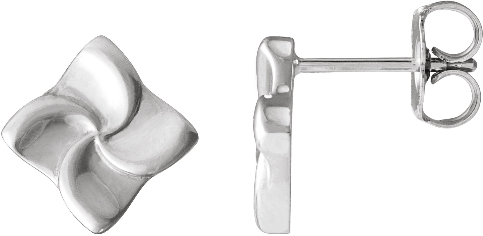 Swirl Stud Earrings