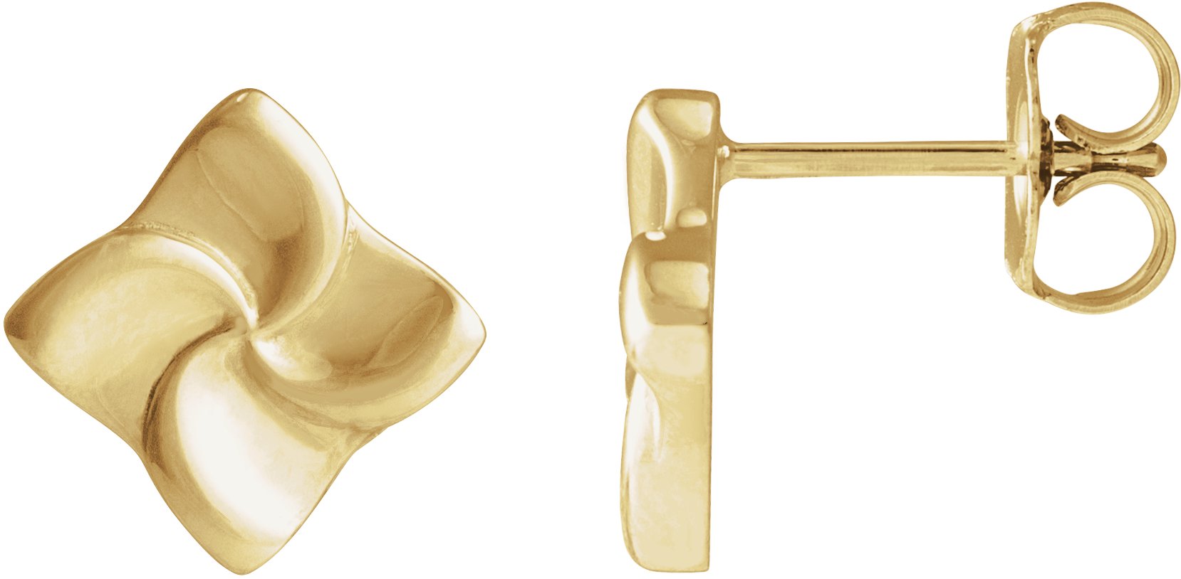 Swirl Stud Earrings