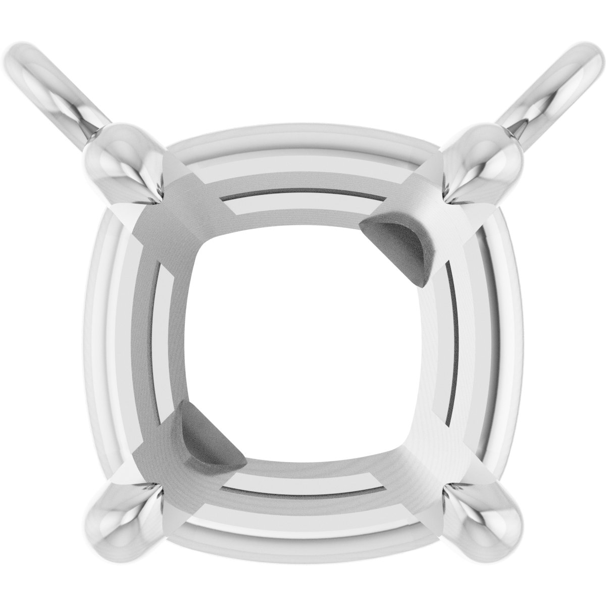 Claw-Prong Solitaire Necklace Center