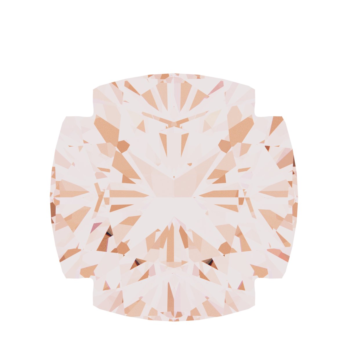 14K Rose 3/4 CT Lab-Grown Diamond Necklace Center