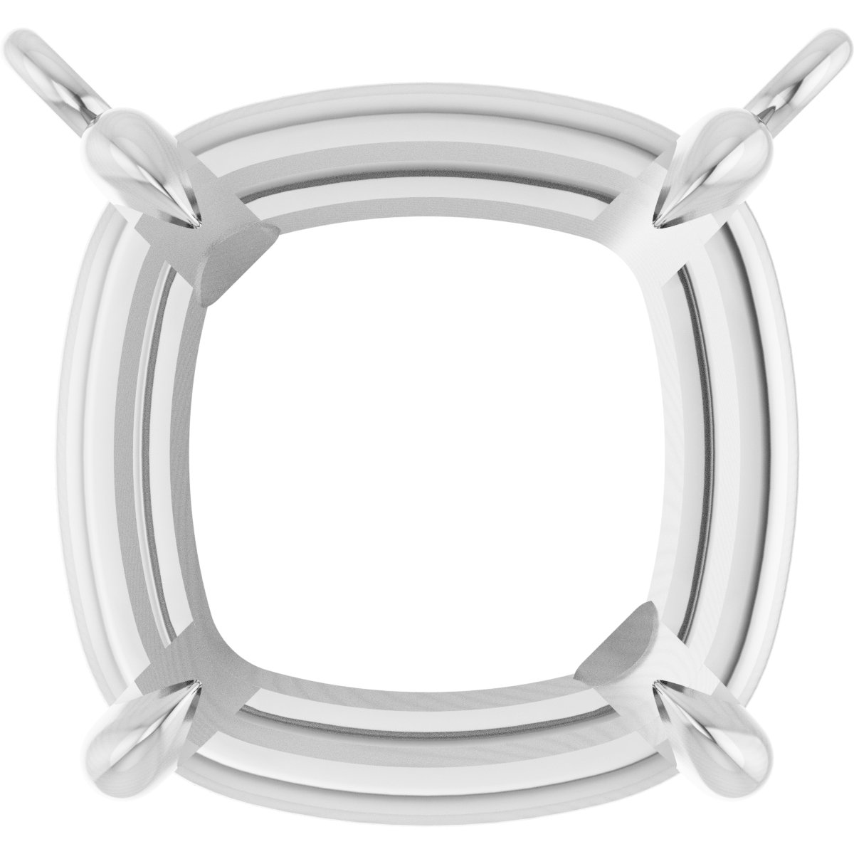 Claw-Prong Solitaire Necklace Center