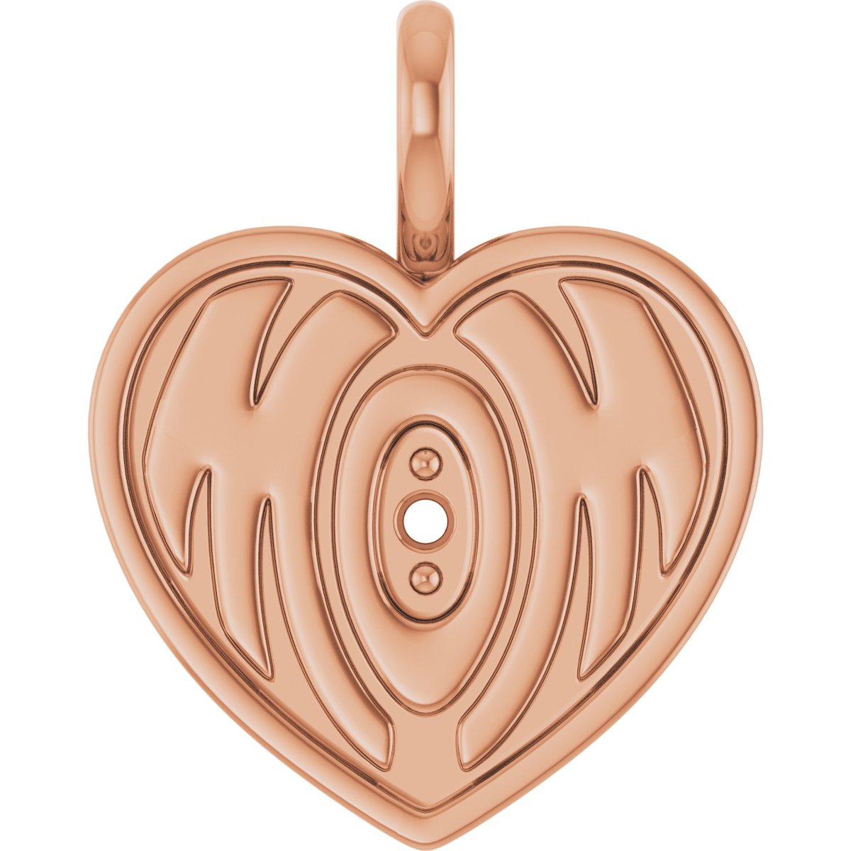 Engravable Accented Mom Pendant