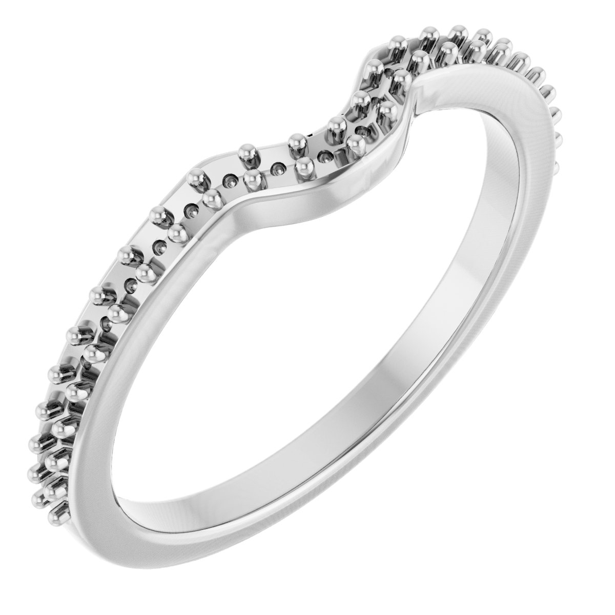 Bezel-Set Solitaire Engagement Ring or Band