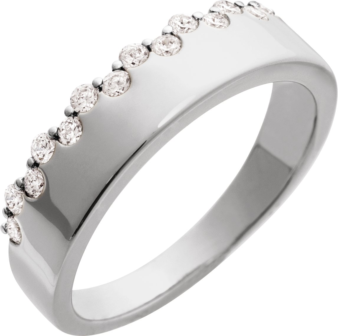 14K White 1/3 CTW Natural Diamond Ring