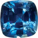 Antique Square Natural Blue Sapphire (Notable Gems)
