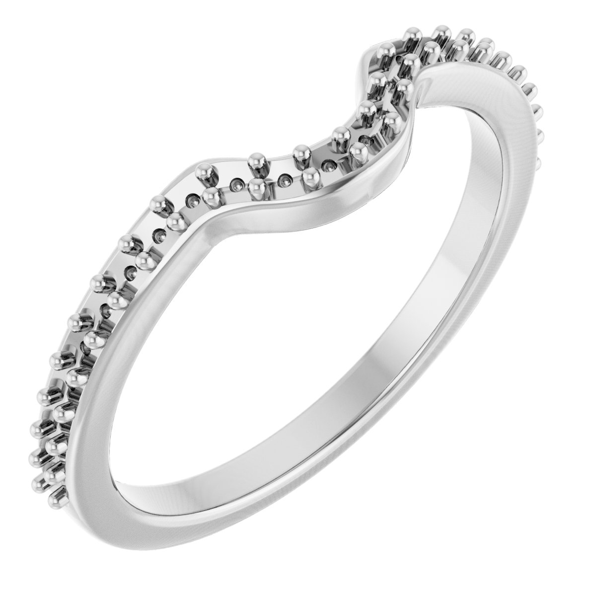 Bezel-Set Solitaire Engagement Ring or Band
