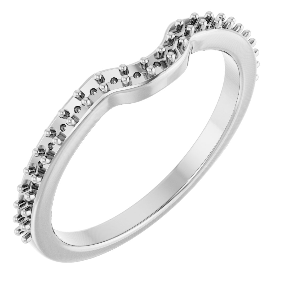 Bezel-Set Solitaire Engagement Ring or Band