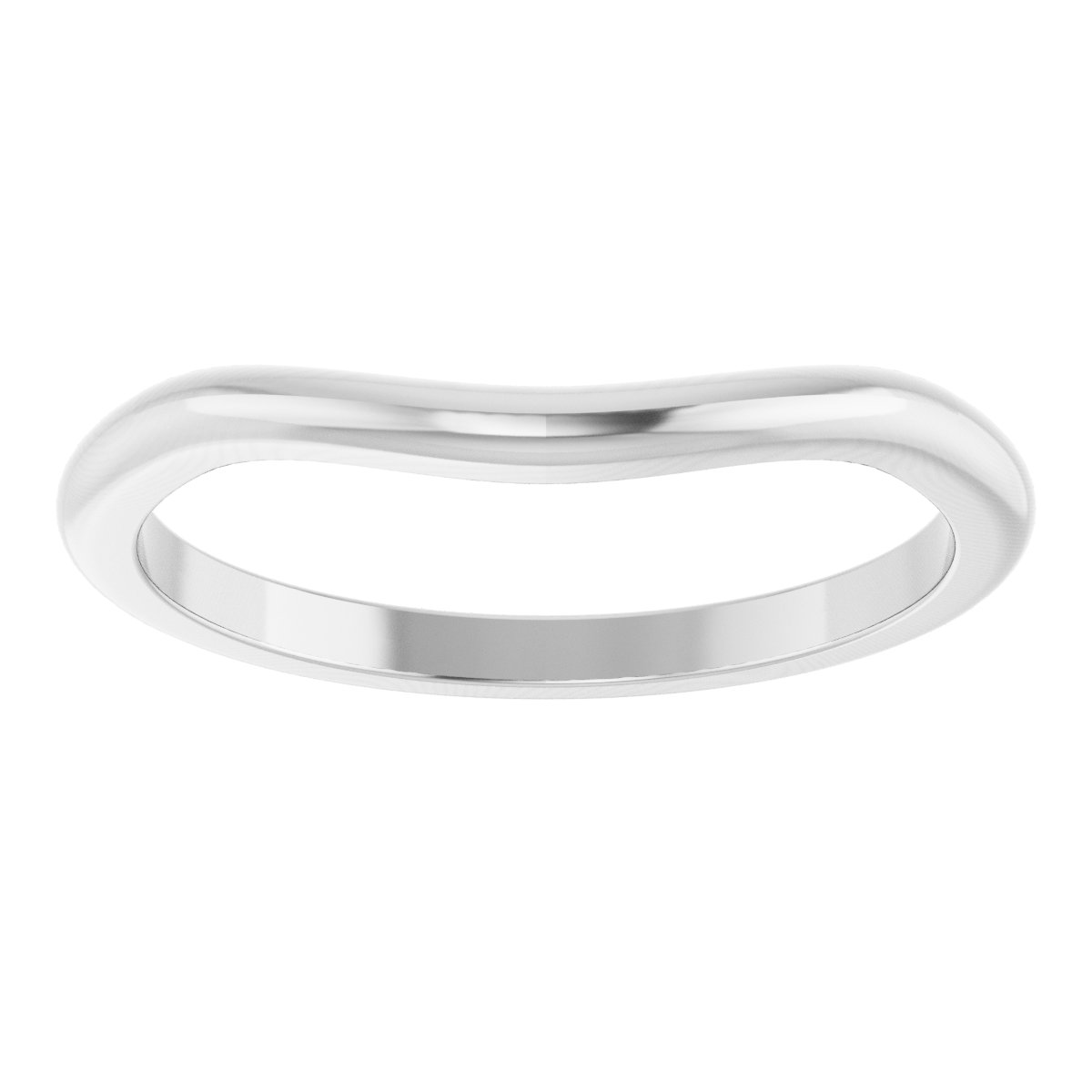 14K White Matching Band-3