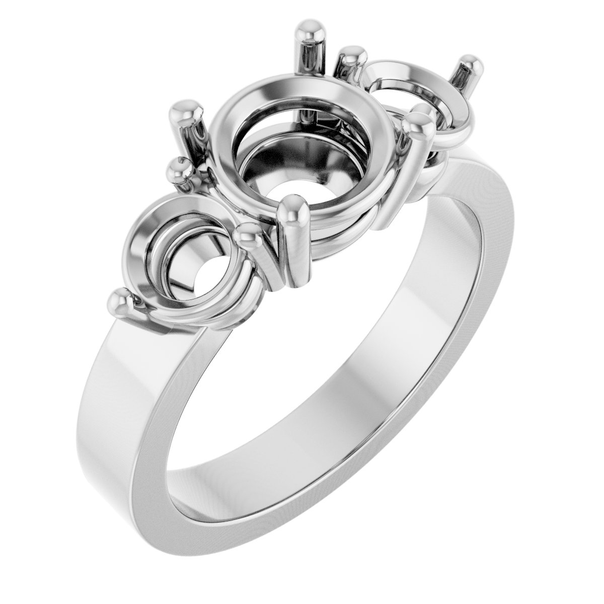 Three-Stone Engagement Ring