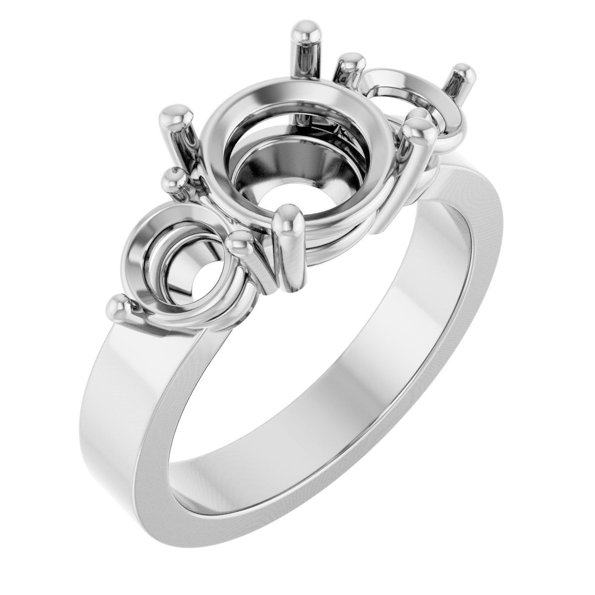Three-Stone Engagement Ring
