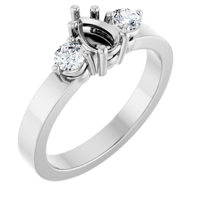 14k White Gold