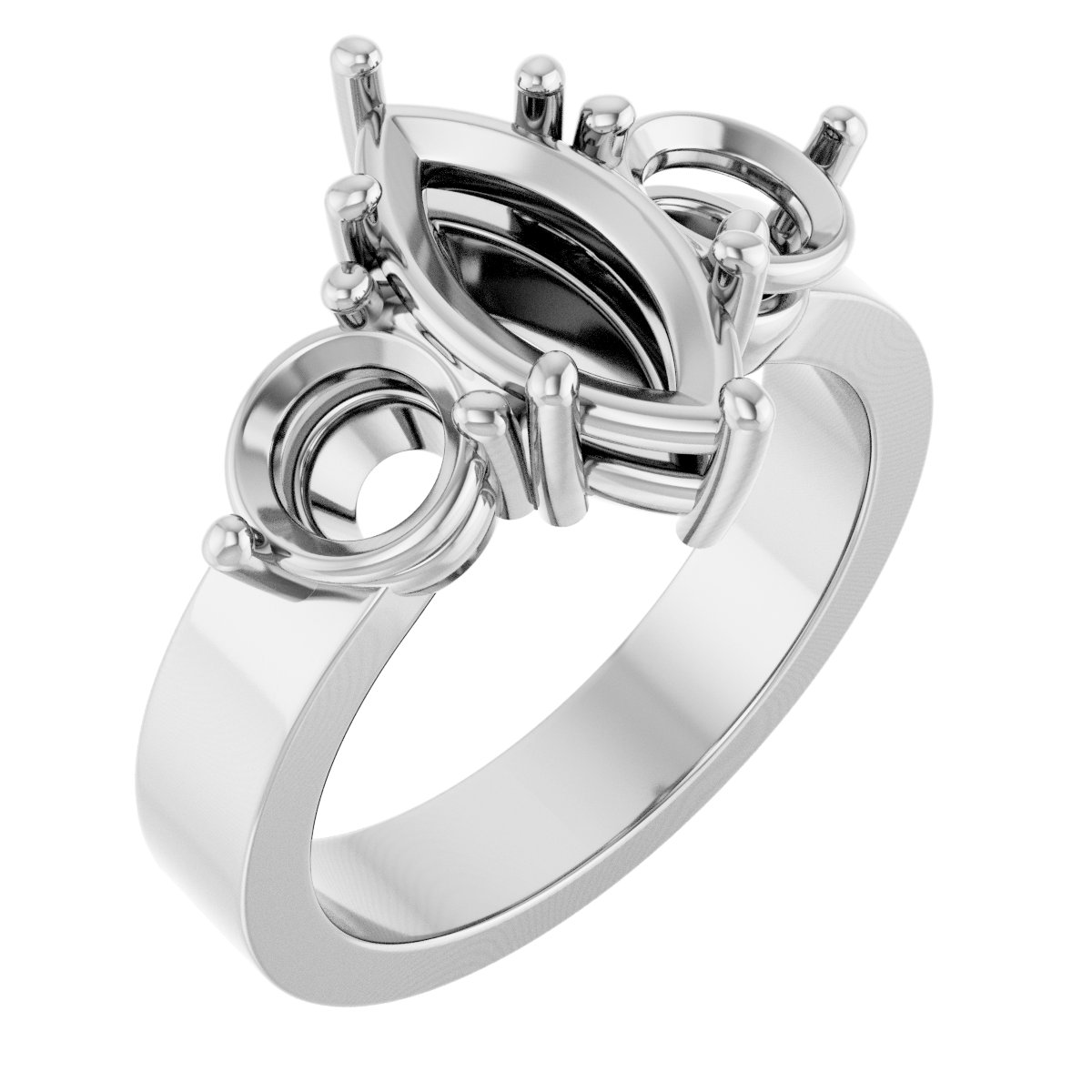 Three-Stone Engagement Ring