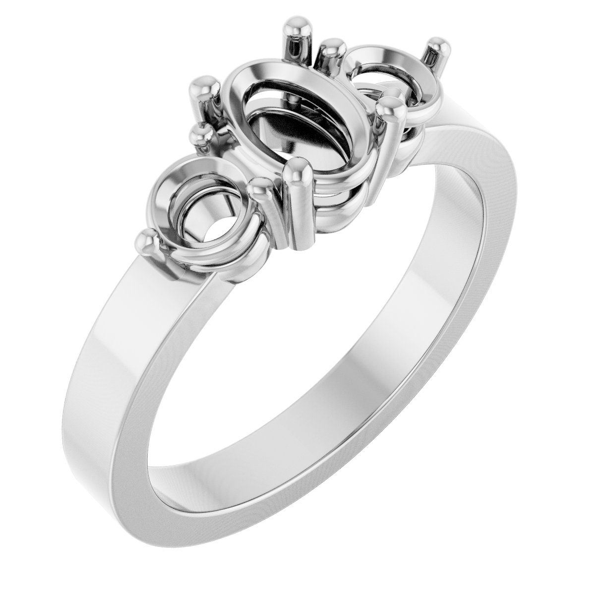 Three-Stone Engagement Ring