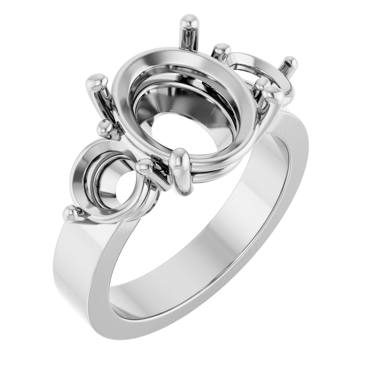 Three-Stone Engagement Ring