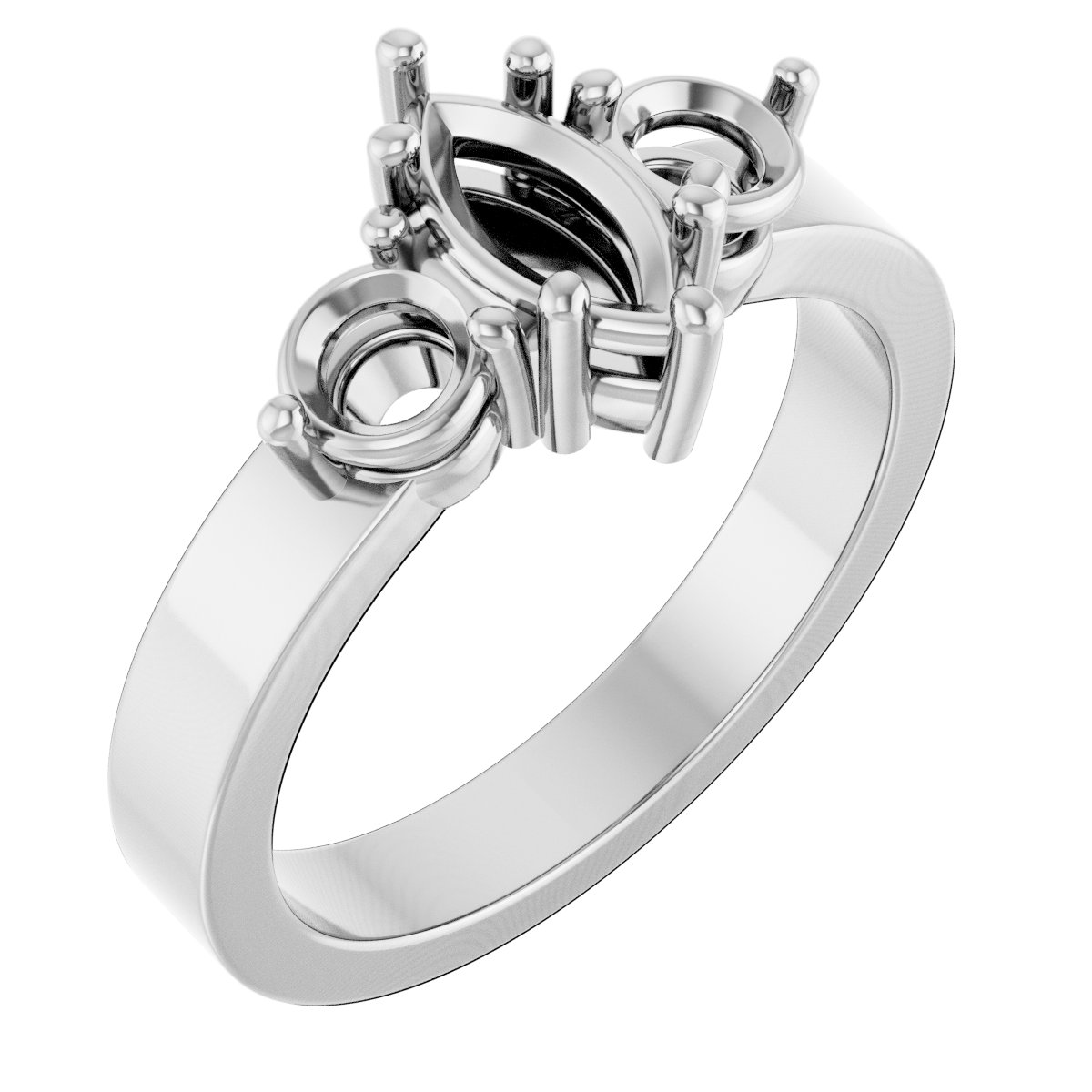 Three-Stone Engagement Ring