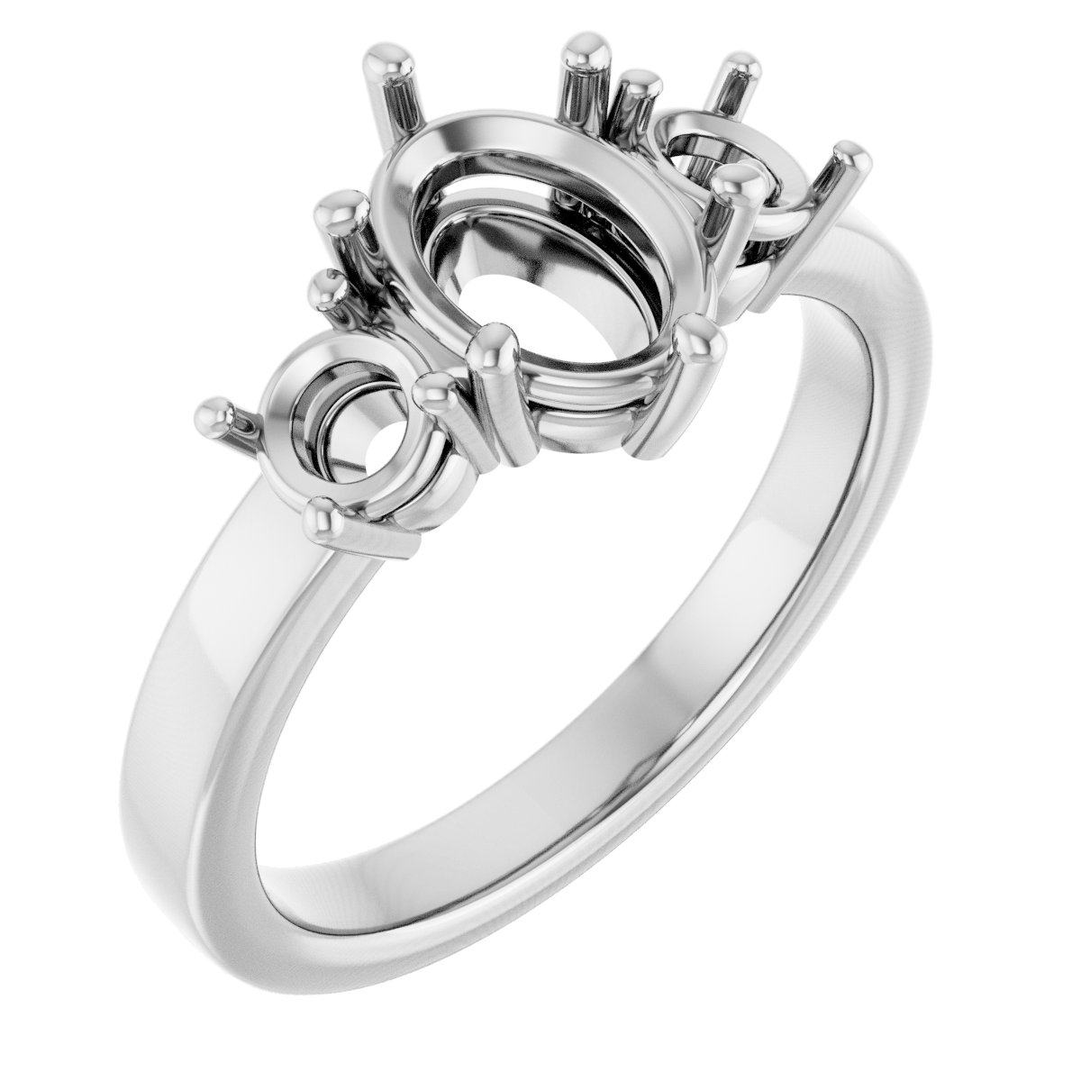 Three-Stone Engagement Ring