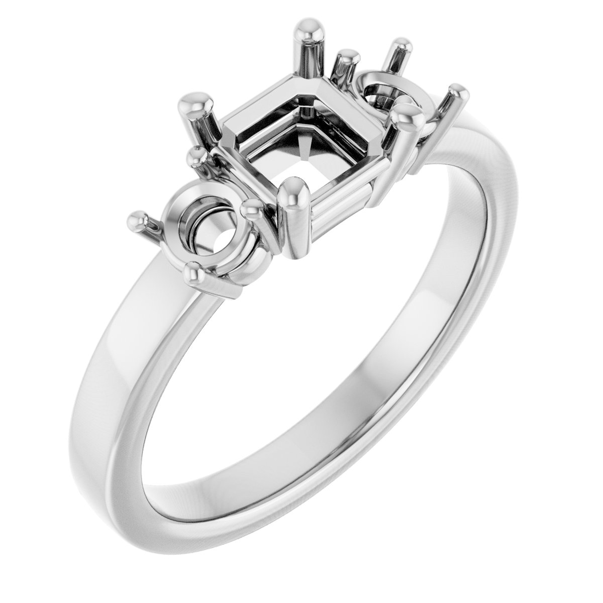 Three-Stone Engagement Ring