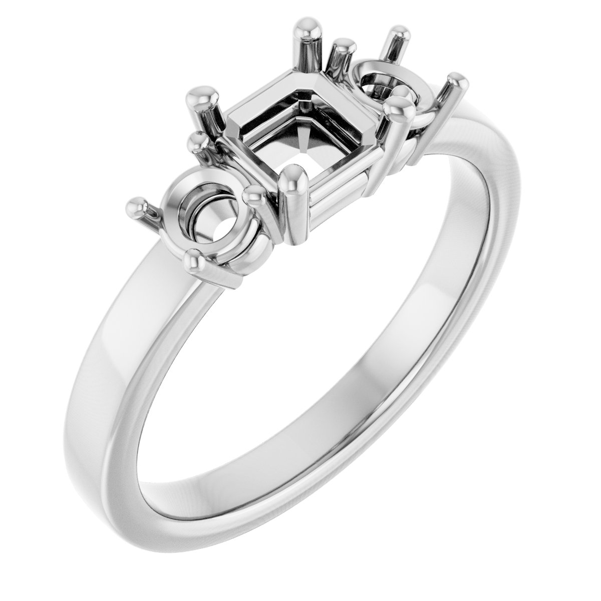 Three-Stone Engagement Ring