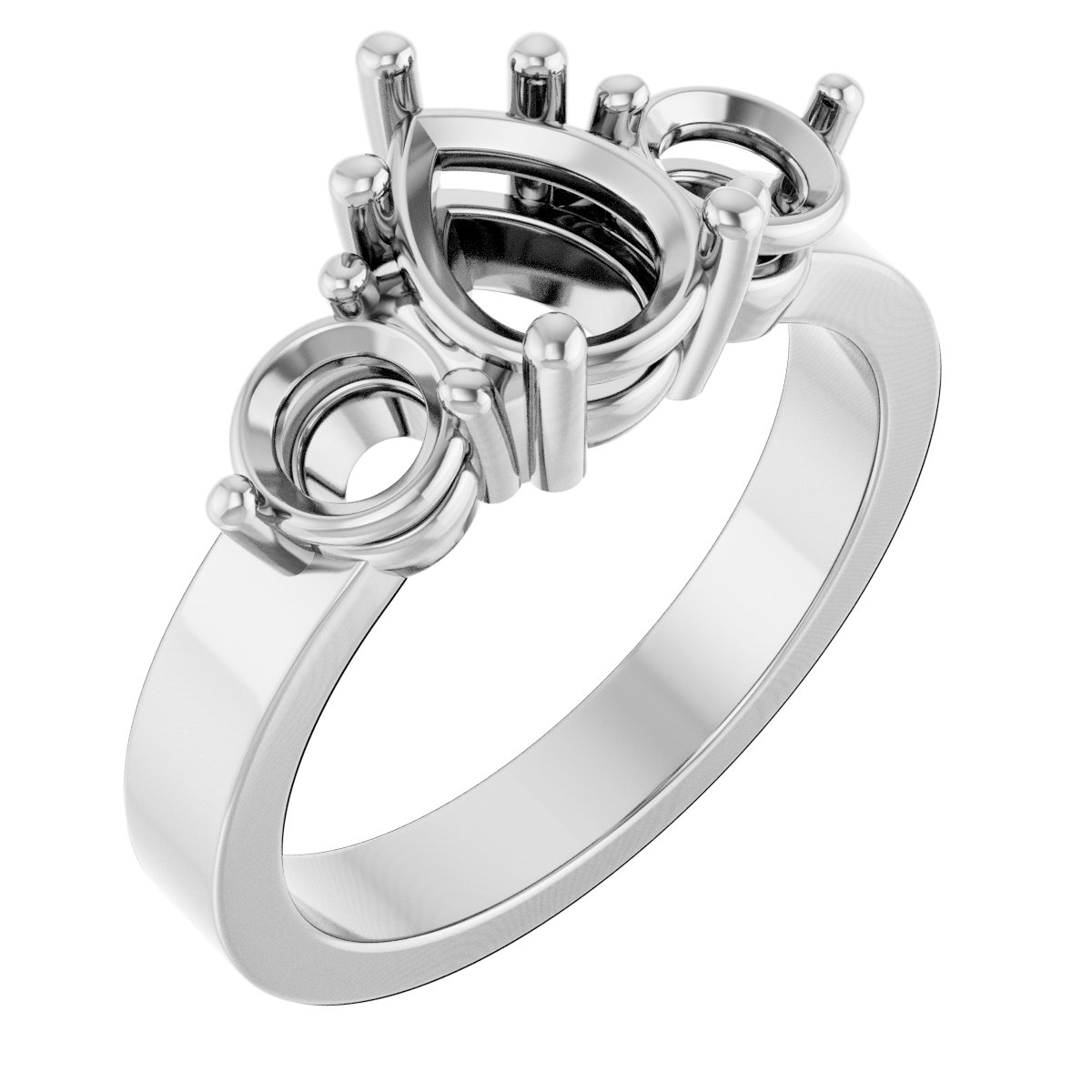 Three-Stone Engagement Ring