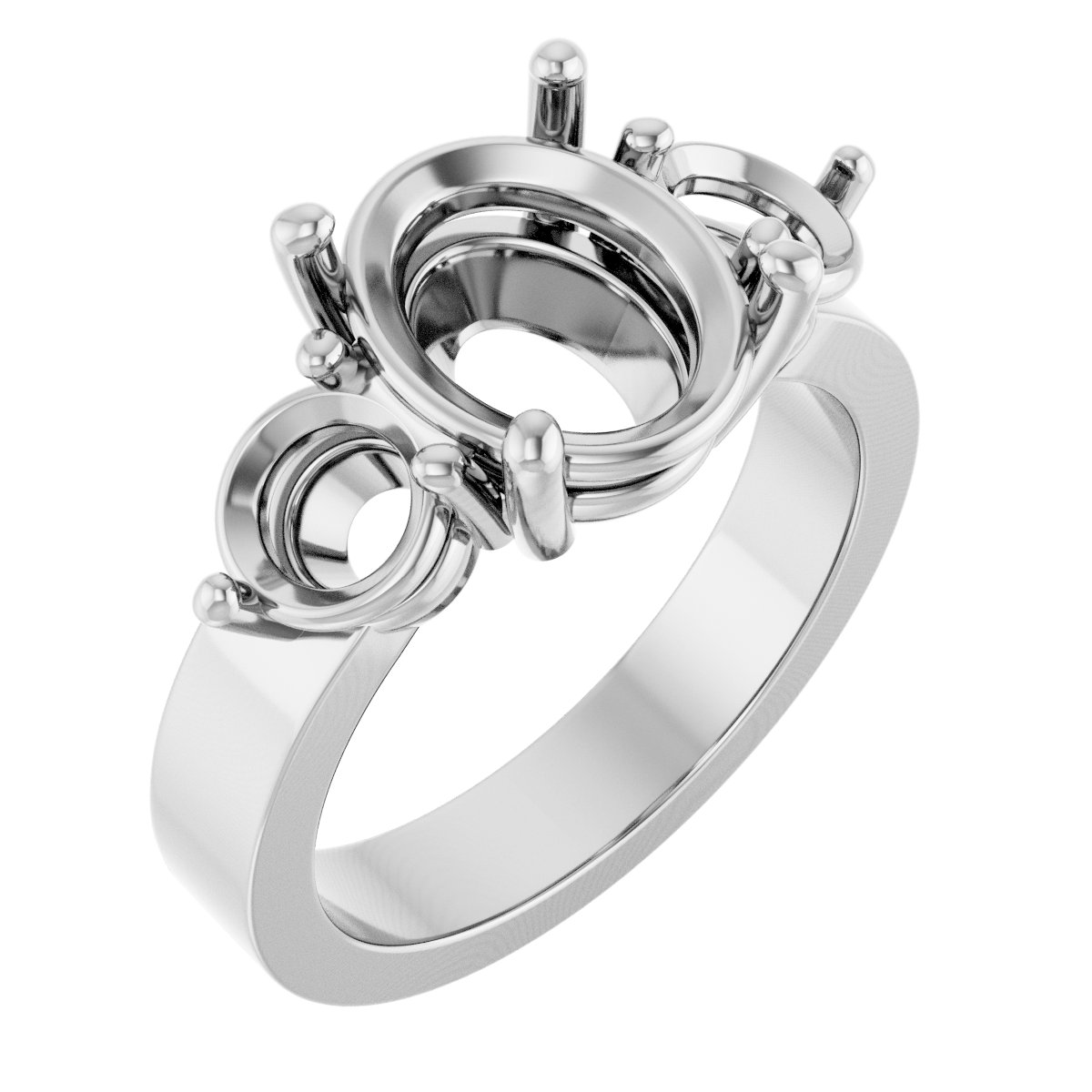 Three-Stone Engagement Ring