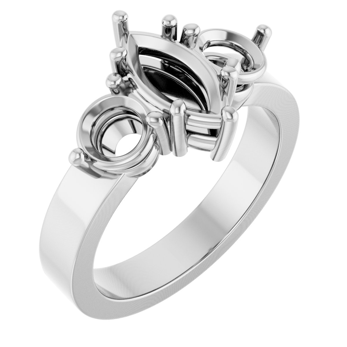 Three-Stone Engagement Ring