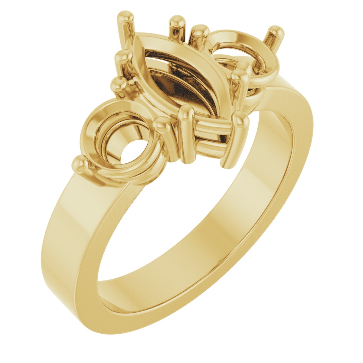 Three-Stone Engagement Ring