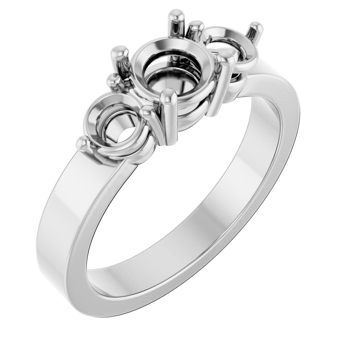 Three-Stone Engagement Ring