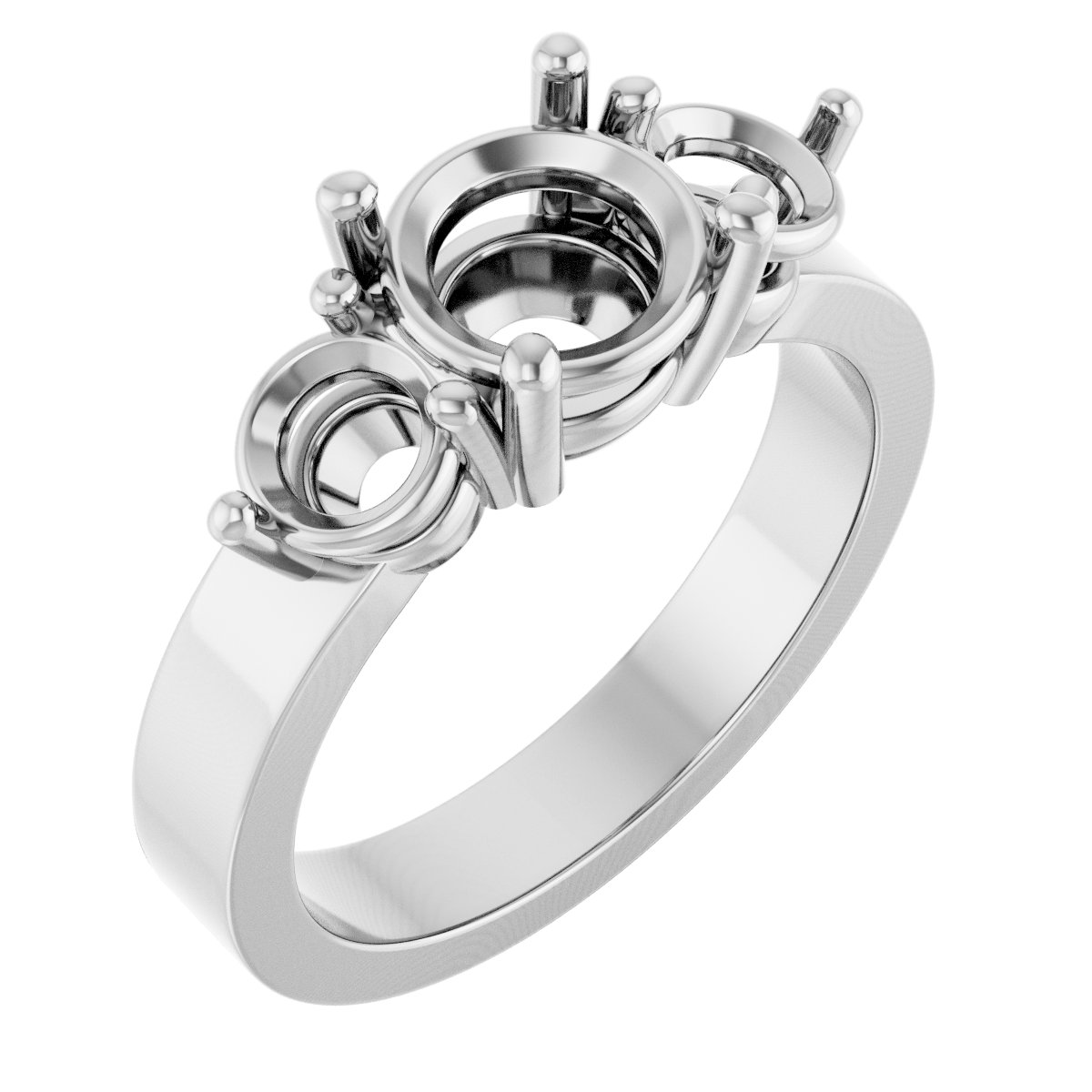 Three-Stone Engagement Ring