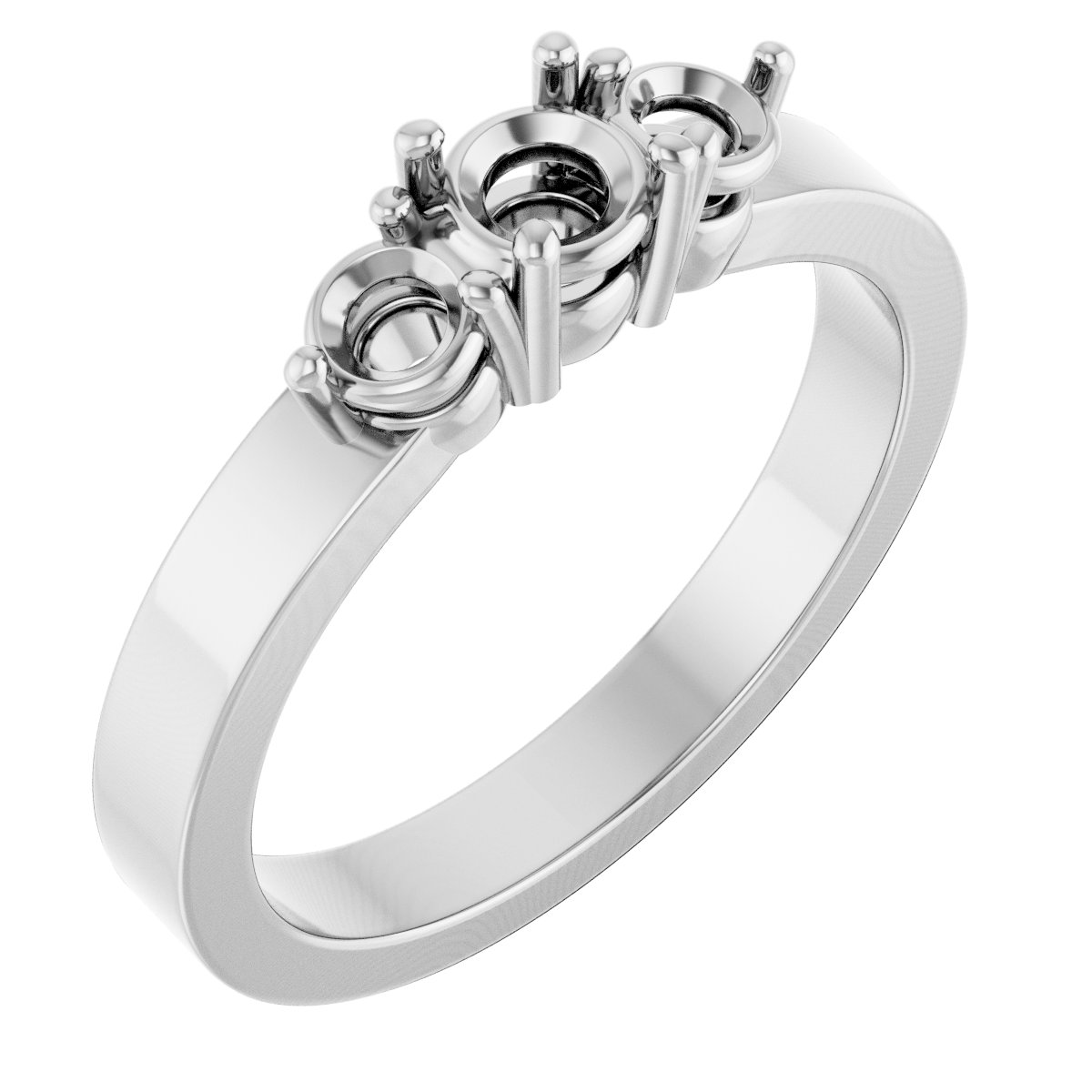 Three-Stone Engagement Ring