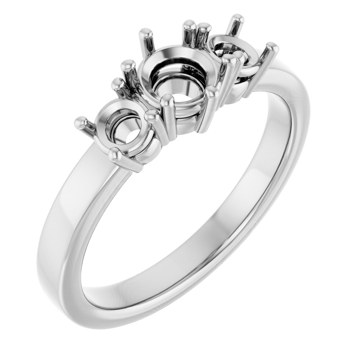 Three-Stone Engagement Ring
