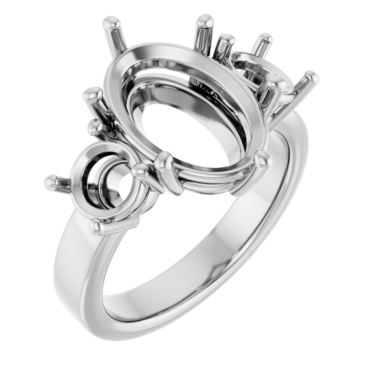 Three-Stone Engagement Ring